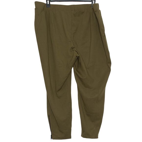 Universal Standard Pants Pull On Effortless Minimalist Comfort Olive Green XL 26 - Picture 7 of 7